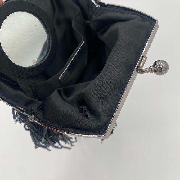 Valerie Stevens Black Beaded Clutch - Picture 8 of 10
